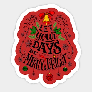 Merry christmas - Christmas Gift - Christmas Tshirt Sticker